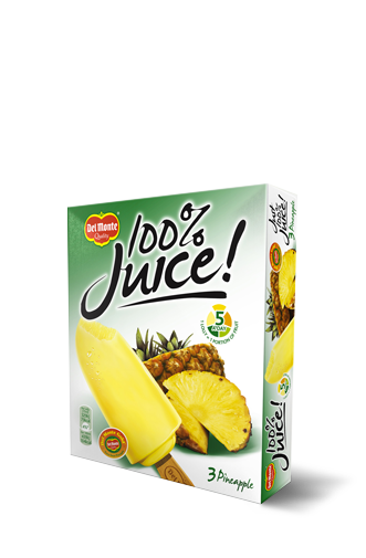 100% Juice Pineapple Lolly